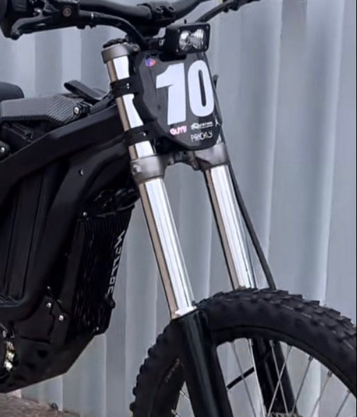 Chrome vinyl wrap for forks