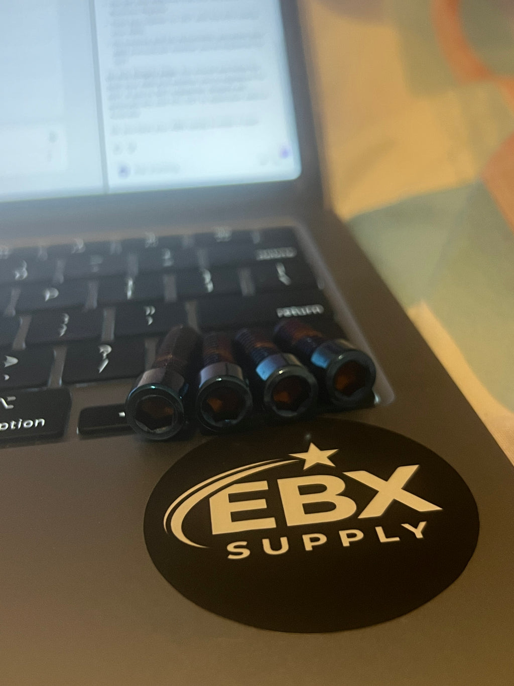 Ebox 2.0 & Ultra Bee Direct-Mount Titanium Bolts  4-Piece