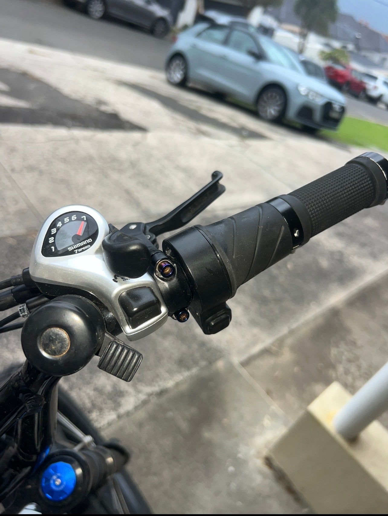 Titanium Brake Lever Clamp Bolts — 2 Piece Compatiable with Most bikes Fatboy,surron,etc