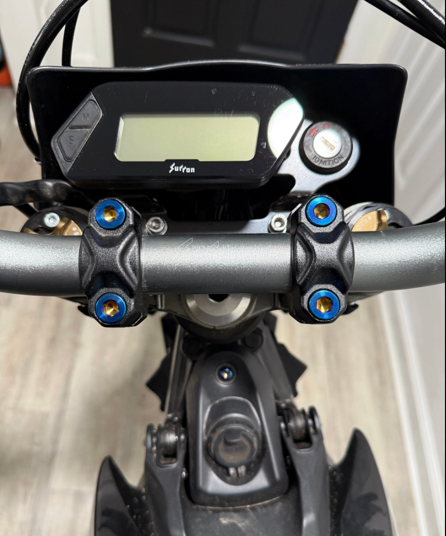 Ebox 2.0 & Ultra Bee Direct-Mount Titanium Bolts  4-Piece